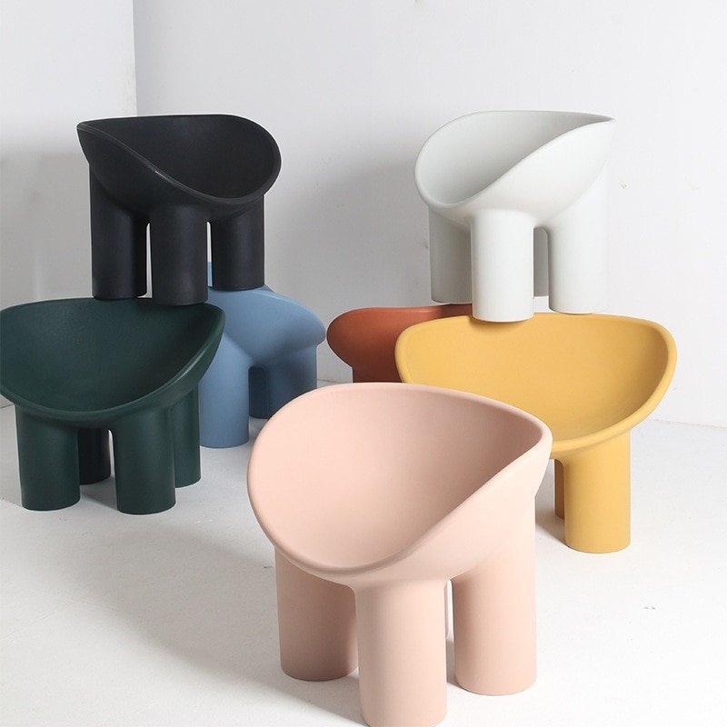 Wuli Nordic Elephant Leg Chair Home Modern Minimalist Creative Celebrity Ins Leisure Fashion Stool Elephant Chair 1