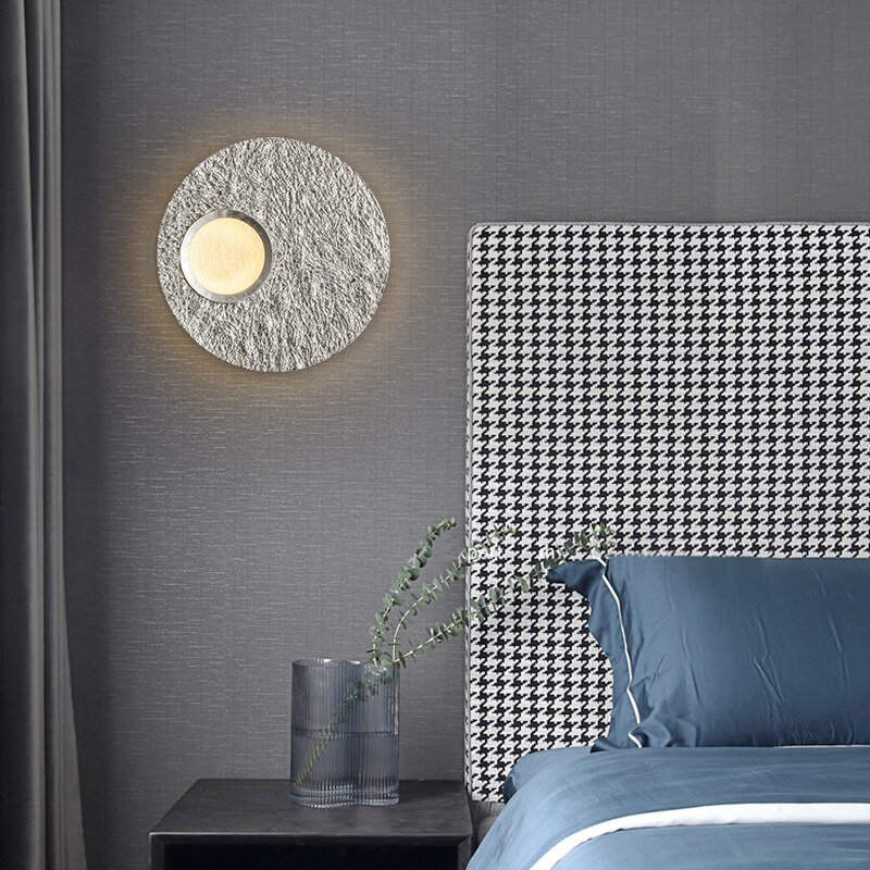 Designer Resin Moon Wall Lights Led Wall Lamp For Living Room Bedroom Bedside Decor Loft Fixtures Nordic Bathroom Mirror Light 2