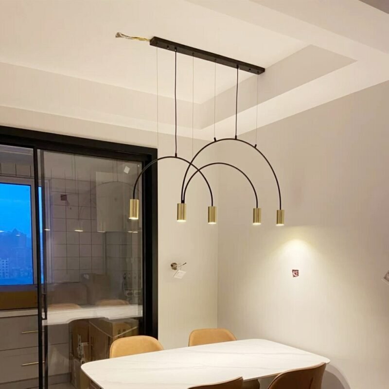 Nordic Designer Pendant Lights Modern Led Iron Hanglamp For Bedroom Dining Room Bar Decor Spotlight Home Luminaire Suspension 2