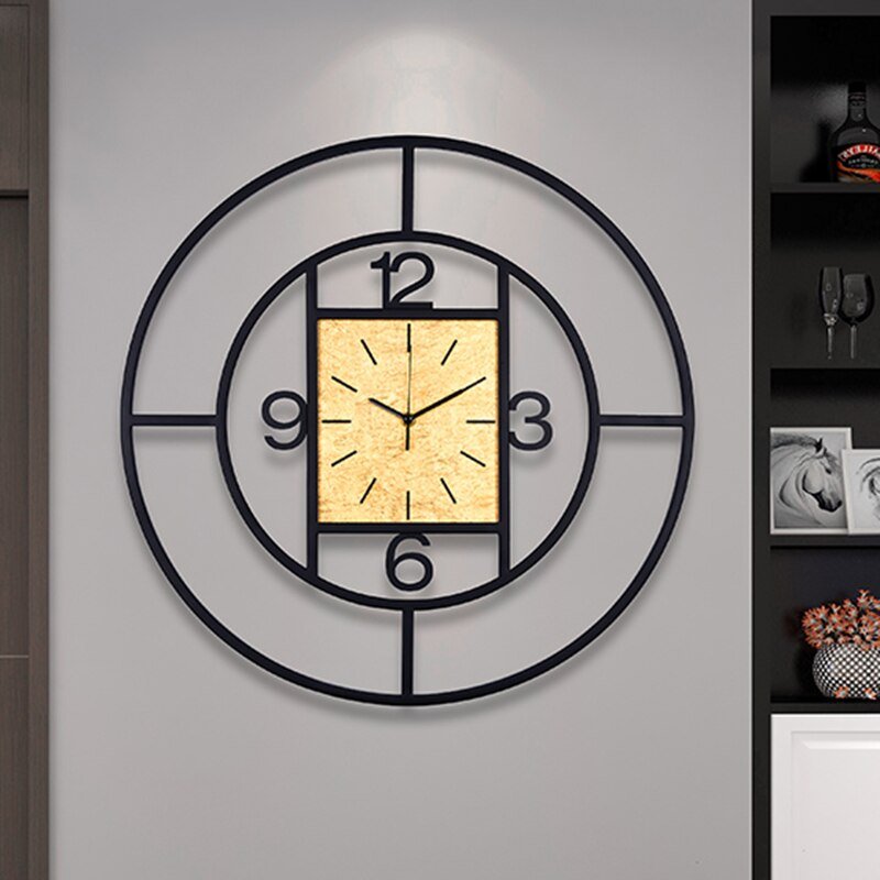 Silent Clocks Wall Home Modern Design Luxury Retro Minimalist Large Digital Clock 3d Living Room Relojes De Pared Room Decor 6