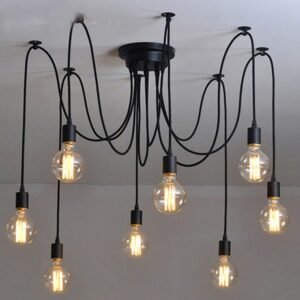 Industrial Spider Pendant Lights Vintage DIY Hanglamp For Living Room Bedroom Restaurant Bar Deco E27 Loft Lamp Kitchen Fixtures 1