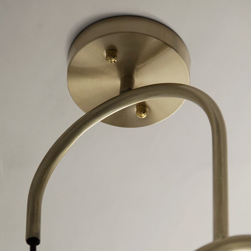 Nordic Pendant Lights E27 Glass Ball Hanglamp For Dining Room Living Room Bedroom Decor Creative Height Adjustable Hanging Lamp 6