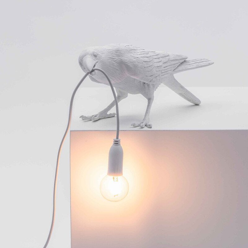 Italian  Bird Table Lamp Designer Resin Night Desk  Lamps For Living Room Bedroom Desk Decor Night Light Home Bedside Lamp 4
