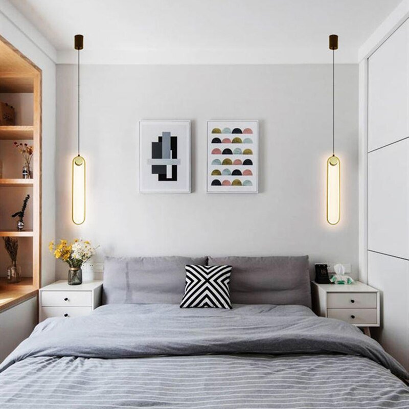 Nordic Modern Pendant Lights Minimalist Led Hanging Lamp For Living Room Bedroom Dining Room Bar Decor Remote Dimming Hanglamp 4
