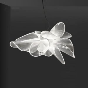 Italian Designer Pendant Lights Modern Led Acrylic Flower Hanglamp For Living Room Bedroom Dining Room Nordic Decor Luminaire 1