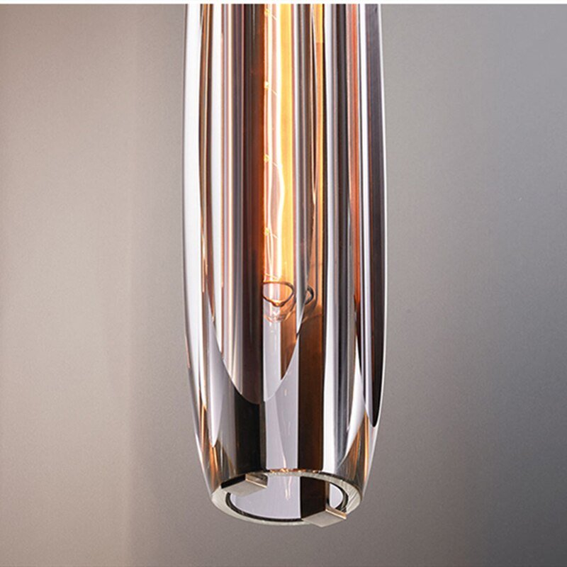 Nordic Crystal Pendant Lights Postmodern All Copper Hanglamp For Dining Room Bedroom Luminaire Suspension Loft Light Fixtures 6