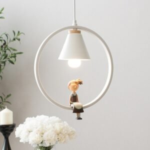 Modern Pendant Light Creative Resin Doll Hanglamp For Dining Room Bedroom Children's room Nordic Home Decor Loft Light Fixtures 1