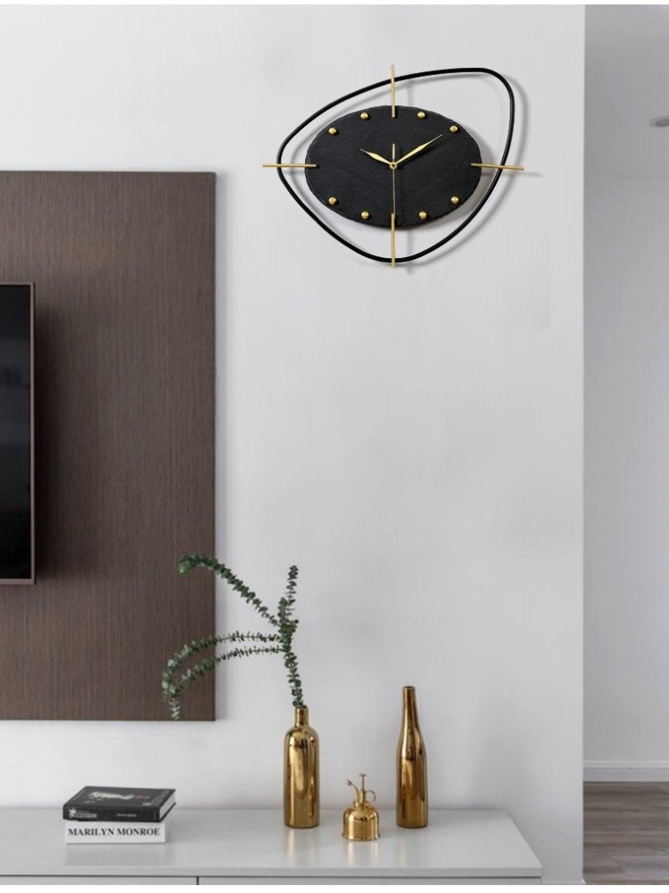 Creativity Nordic Luxury Wall Clock Living Room Minimalist Silent Wall Clock Modern Design Reloj De Pared Wall Decoration LL50WC 2