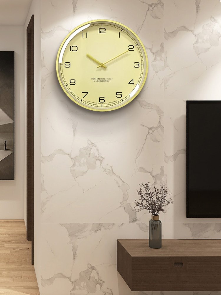 Minimalist Creativity Wall Clock Living Room Large Silent Gold Wall Clock Modern Design Reloj Pared Grande Home Decor LL50WC 5