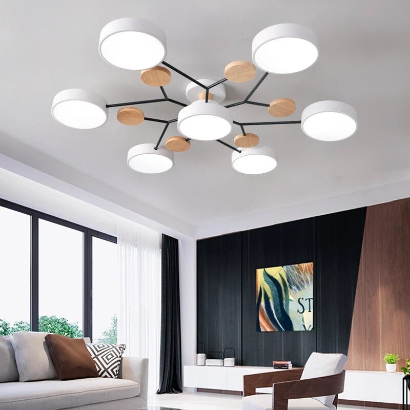 Modern Minimalist Living Room Acrylic Lamp Shade Led Ceiling Lamp For Living Room Bedroom Dining Room Nordic Decor Chandelier 3