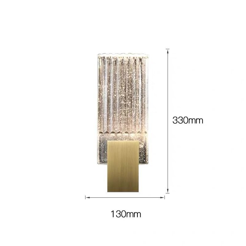 Modern Crystal LED Wall Lamp Simple Copper Sconce Luxury Living Dining room Background Wall Light  Bedroom Decor light Fixtures 6