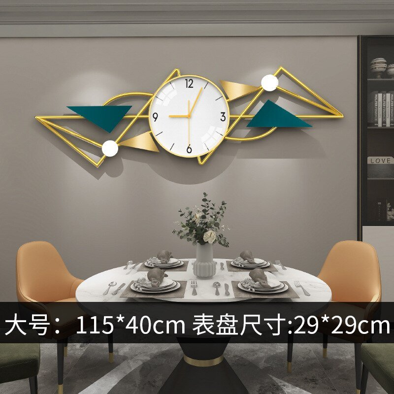 Nordic Luxury Wall Clock Modern Design Large Creativity Digital Silent Livingroom Nixie Reloj De Pared Moderno Home Decor LL50WC 6