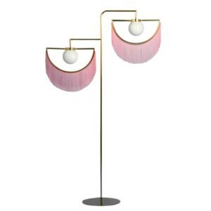 Led Floor Lamp Postmodern Colorful Tassel Floor Lamps For Bedroom Living Room Warm Girl Room Decoration Home Gold Standing Lamp 1