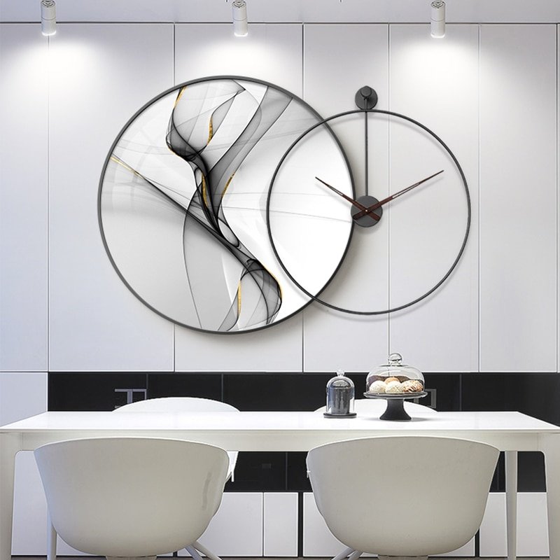 Large Christmas Wall Clock Living Room Luxury Industrial Bathroom Wall Clock Metal Modern Relogio Parede Office Electronics 5
