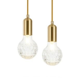 Nordic Crystal Glass Pendant Lights Modern Led Hanglamp For Dining Room Bedroom Bar Decor Luminaire Suspension Kitchen Fixtures 1