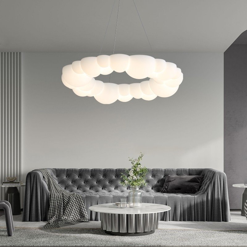 modern Nordic designer bubble lamp creative personality living room dining chandelier simple bedroom childrens room ceiling lamp 1