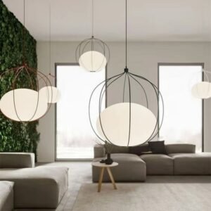 Nordic Modern Pendant Lights Iron Glass Hanging Lamp For Bedroom Dining Room Home Decor Kitchen Fixtures E27 Hotel Bar Hanglamp 1