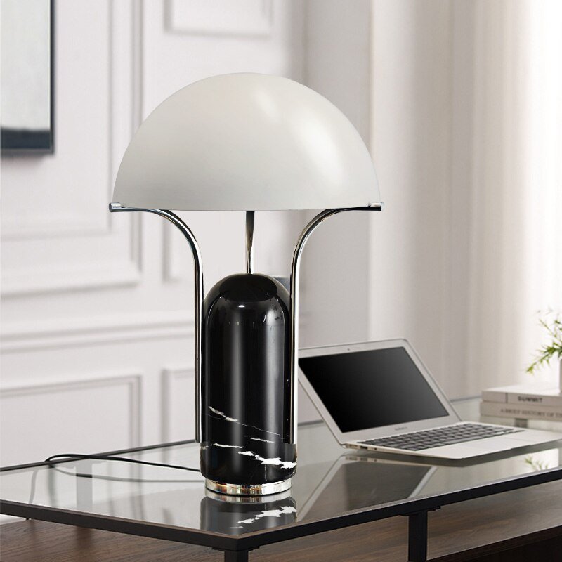 Nordic Led Table Lamp Postmodern Marble Table Lamps For Living Room Bedroom Study Desk Decor Lights E14 Home Night Bedside Lamp 2