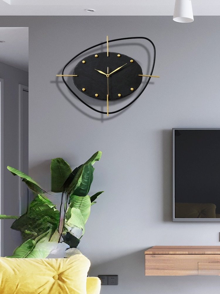 Creativity Nordic Luxury Wall Clock Living Room Minimalist Silent Wall Clock Modern Design Reloj De Pared Wall Decoration LL50WC 6