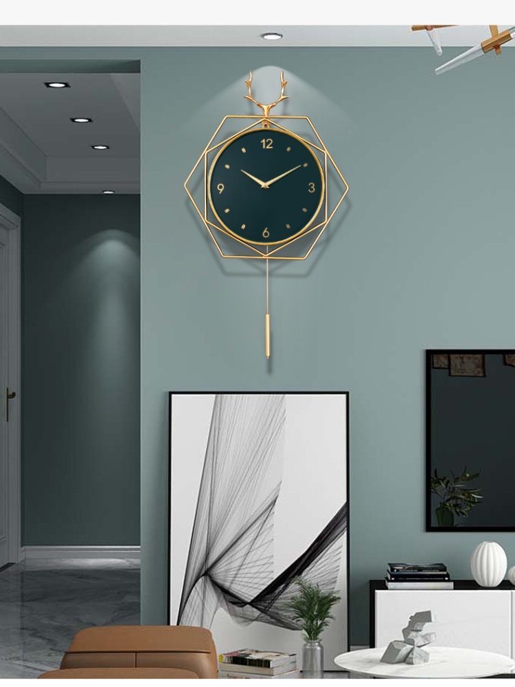 Nordic Minimalist Wall Clock Living Room Creativity Silent Luxury Wall Clock Modern Design Reloj De Pared Wall Decor LL50WC 6
