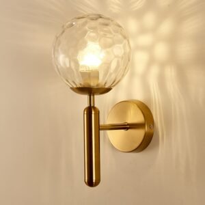 Modern Glass Ball Wall Lamp For Living Room Bedroom Stairs Led Light Nordic Bedside Wall Light Bathroom Fixtures Mirror Light 1