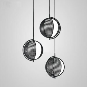 Swedish Designer Pendant Lights Postmodern Iron Glass Hanglamp For Dining Room Bedroom Nordic Home Decor Loft Hanging Luminaire 1