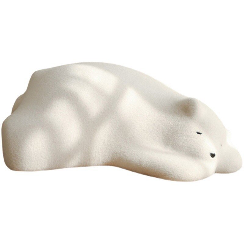 Wuli Sleeping Bear Nordic Lazy Sofa Animal Seat Creative Polar Bear Children's Stool Celebrity Lying Bear Backrest Pillow 5