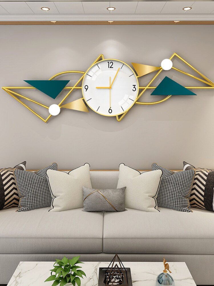 Nordic Luxury Wall Clock Modern Design Large Creativity Digital Silent Livingroom Nixie Reloj De Pared Moderno Home Decor LL50WC 1