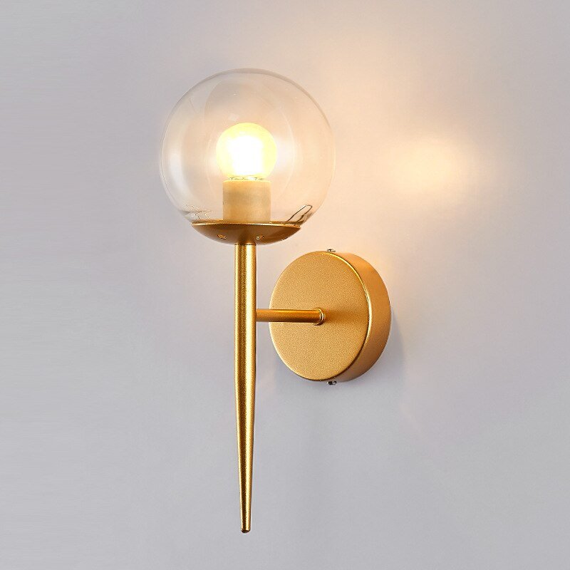 Nordic Modern Wall Lamp Gold E27 Wall Lamps For Living Room Bedroom Home Decor Bedside Wall Light Bathroom Fixtures Mirror Light 1