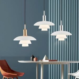 Danish Designer Pendant Lights Modern Glass Hanglamp For Dining Room Bedroom Nordic Loft Luminaire Suspension E27 Light Fixtures 1