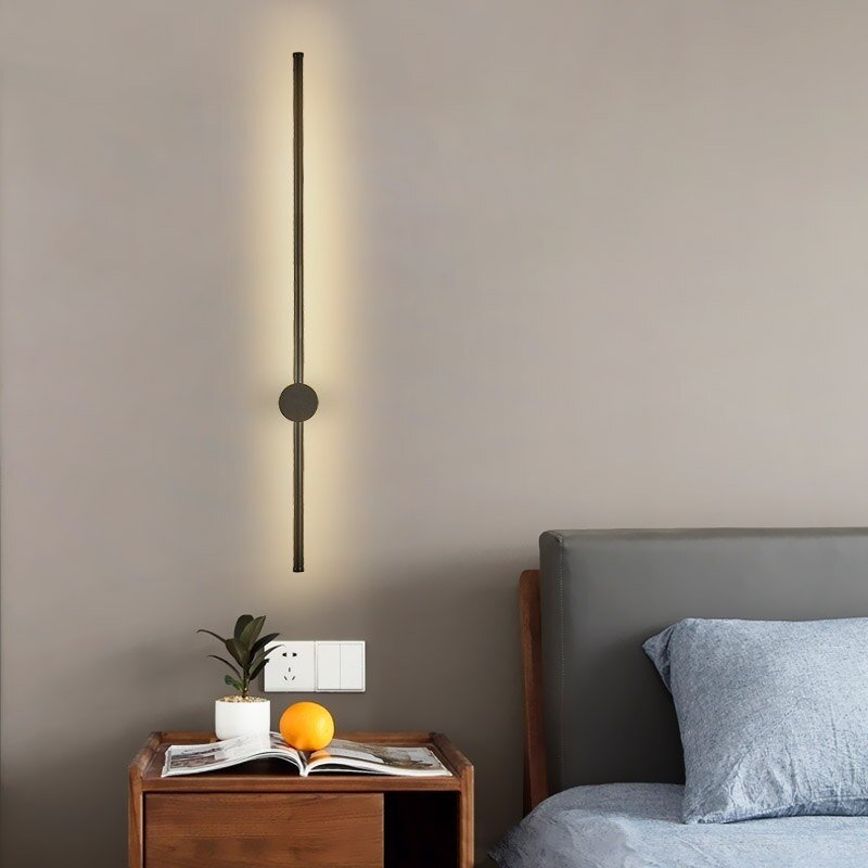 Modern Led Wall Lamp Minimalist Aluminum Wall Lamps For Living Room Bedroom Loft Decor Nordic Home Bedside Wall Light Fixtures 5