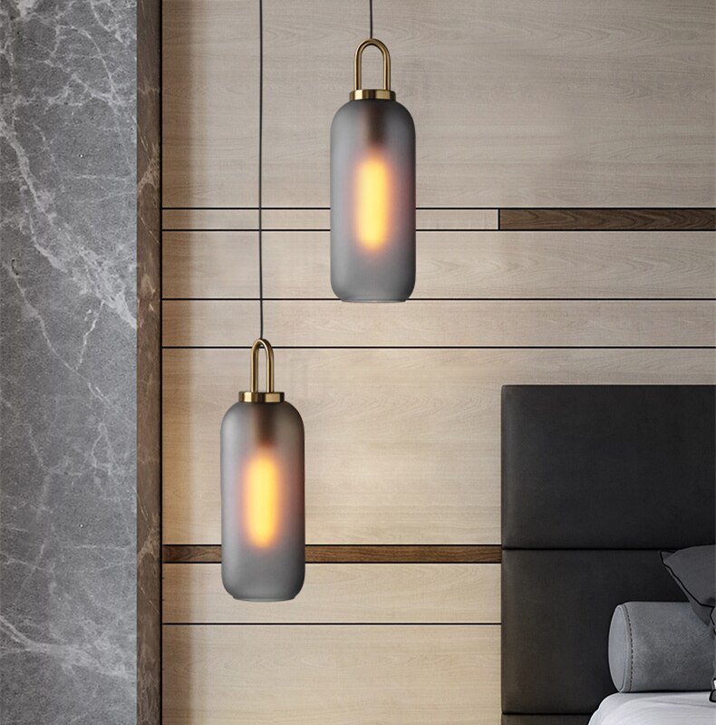 Nordic Pendant Lights Modern Glass Hanglamp For Dining Room Bedroom Study Bar Decor Loft Luminaire Suspension E27 Light Fixtures 4