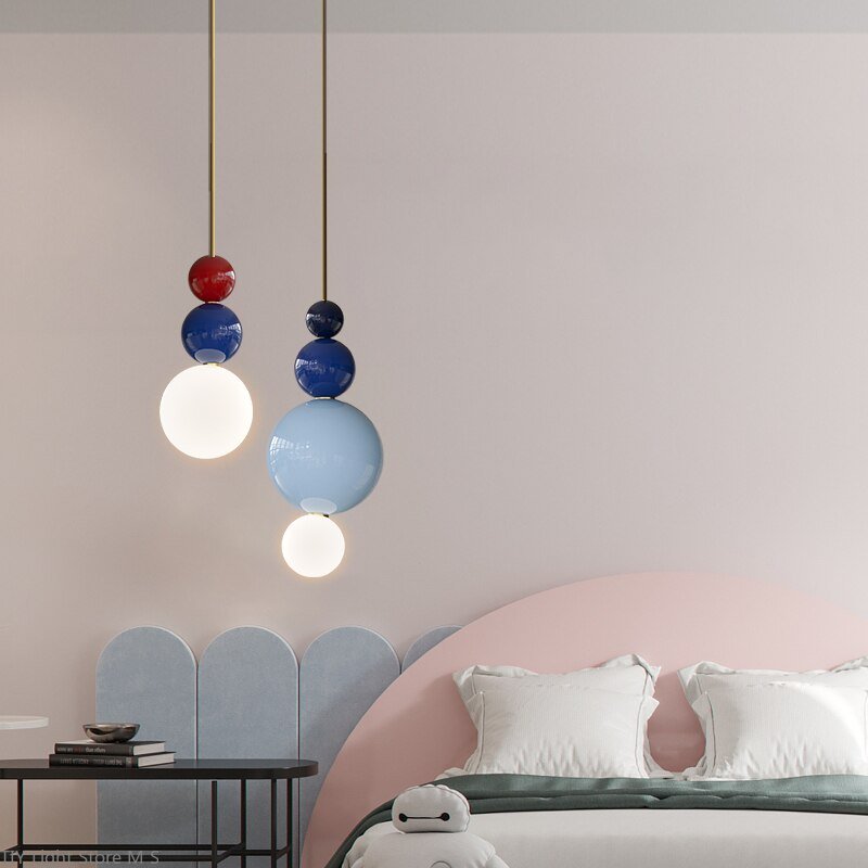 Warm Modern Minimalist Pendant Lights G9 Individual Resin Gourd Hanging Lamp Home Decor Livingdining Room Bedside Bedroom Study 4