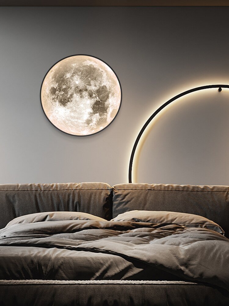 Modern Moon LED Wall Lamp Indoor Lighting Luminaire For Bedroom Living Hall Room home Decoration Fixtures wall Lights Lusters 5