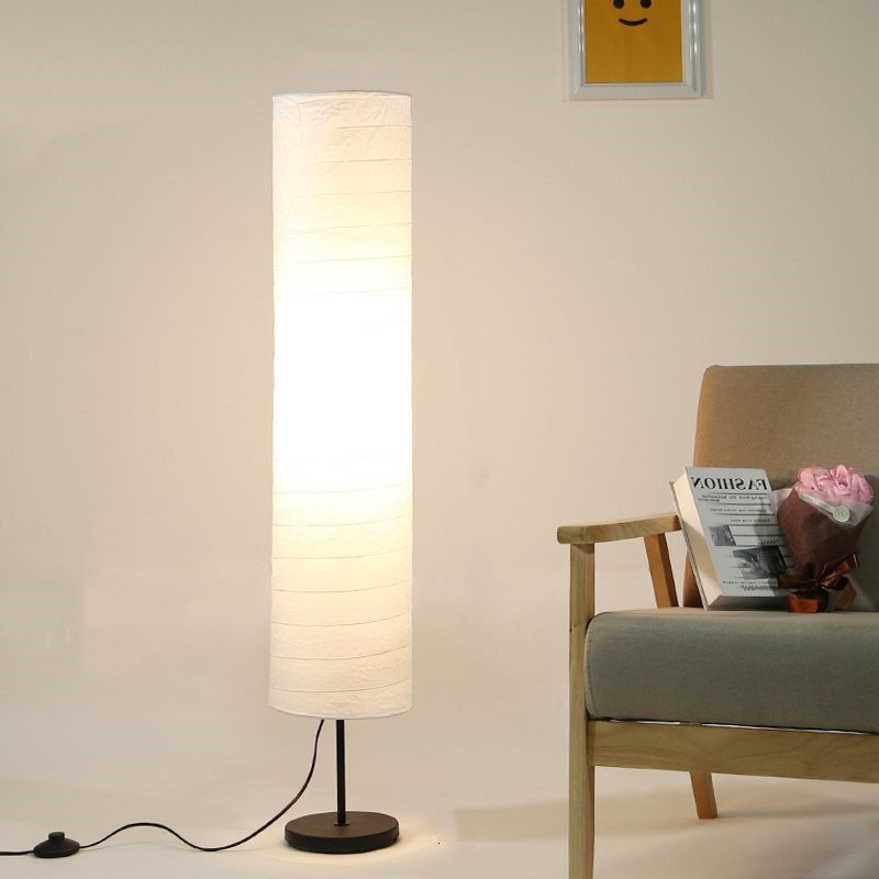 Nordic Floor Lamp Holmo Designer Paper Floor Lamp For Living Room Bedroom Home Luminaire Study Decor Lights E27 Standing Lamp 1
