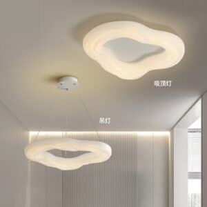 Modern LED Ceiling Light for Bedroom Living Room Nordic clouds Ceiling Chandelier with Remote Control Interior Lighting Fixtures 1