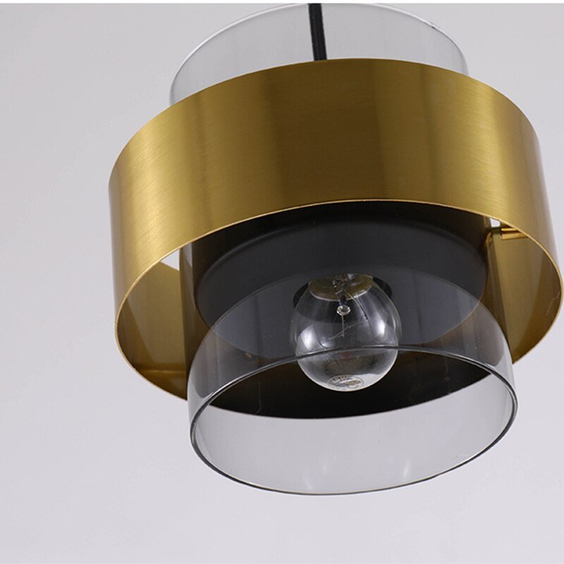 Nordic Pendant Lights Postmodern Ring Glass Hanglamp For Bedroom Dining Room Bar Decor Home Loft Gold E27 Luminaire Suspension 6