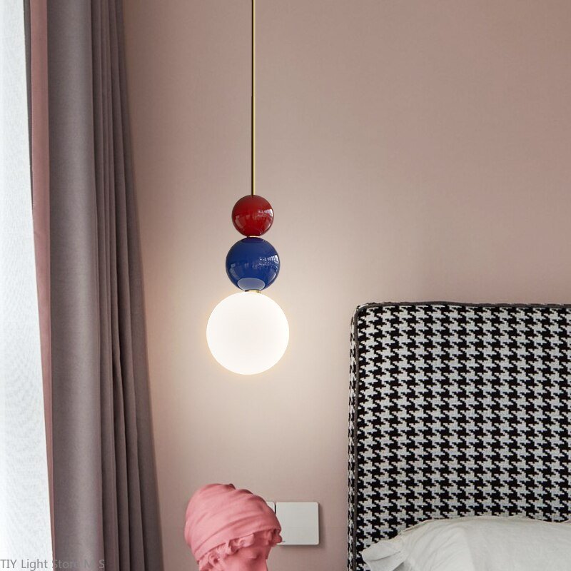 Warm Modern Minimalist Pendant Lights G9 Individual Resin Gourd Hanging Lamp Home Decor Livingdining Room Bedside Bedroom Study 3