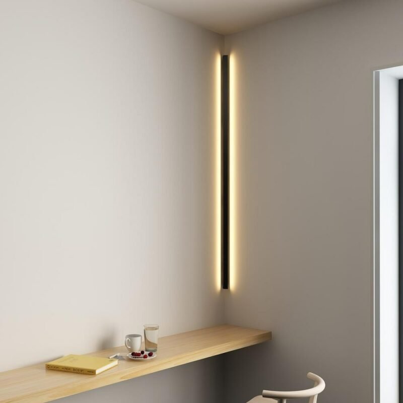 Modern Led Wall Lamp With Plug Minimalist Wall Lamp For Living Room Bedroom Home Decor Warm Light Corner Wall Light Fixtures 3