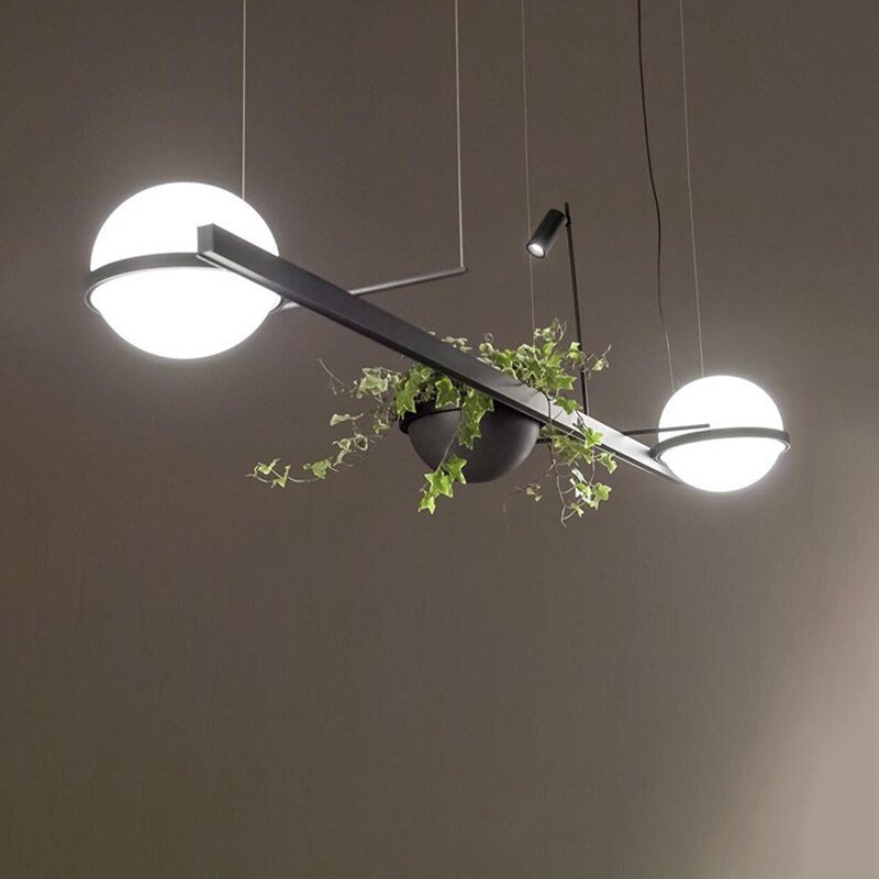 Nordic Pendant Light Modern Led Plant Hanging Lamp For Living Room Bedroom Dining Room Shop Bar Decor Home Luminaire Suspension 5