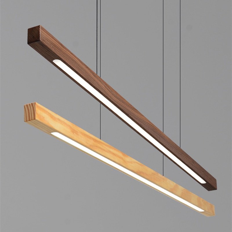 Modern Led Pendant Lights Minimalist Wood Hanglamp For Bedroom Dining Room Study Nordic Decor Office Bar Luminaire Suspension 1