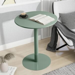 Wuli Coffee Table 60cm Round Table Small Coffee Table Simple Modern Home Side Table Leisure Iron Art Photo Round Dining Table 1