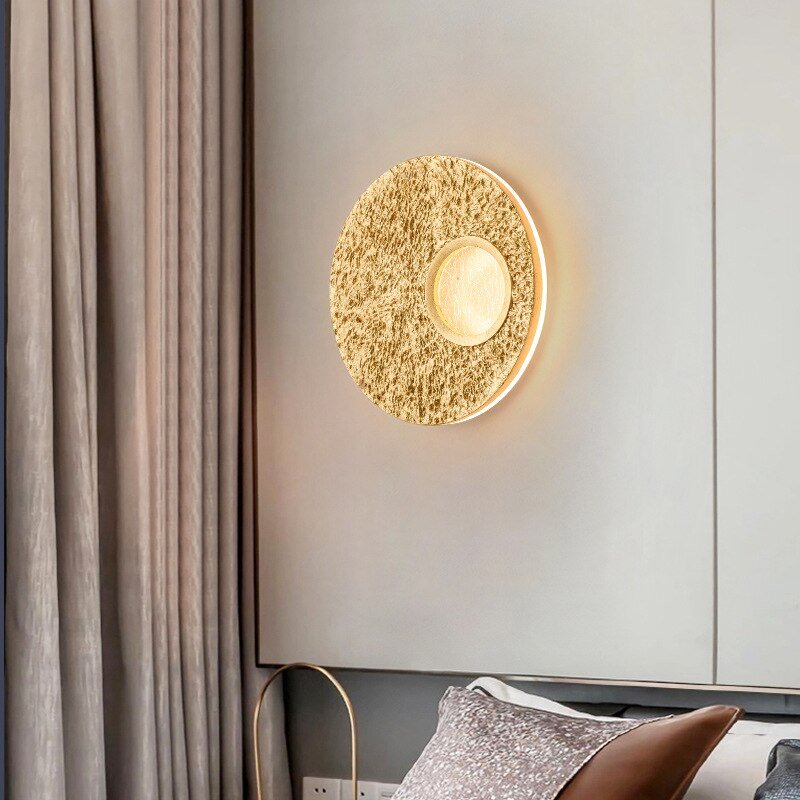 Designer Resin Moon Wall Lights Led Wall Lamp For Living Room Bedroom Bedside Decor Loft Fixtures Nordic Bathroom Mirror Light 3