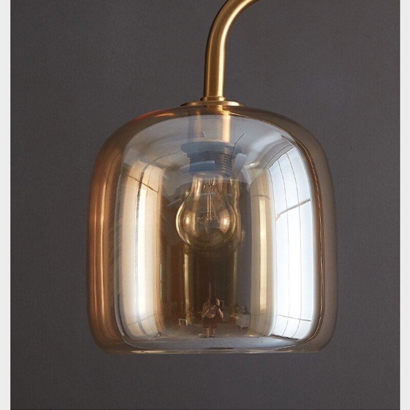 Modern Gold Floor Lamp Iron Glass Floor Lamps For Living Room Bedroom Study Decor Light Nordic Home E27 Bedside Standing Lamp 5