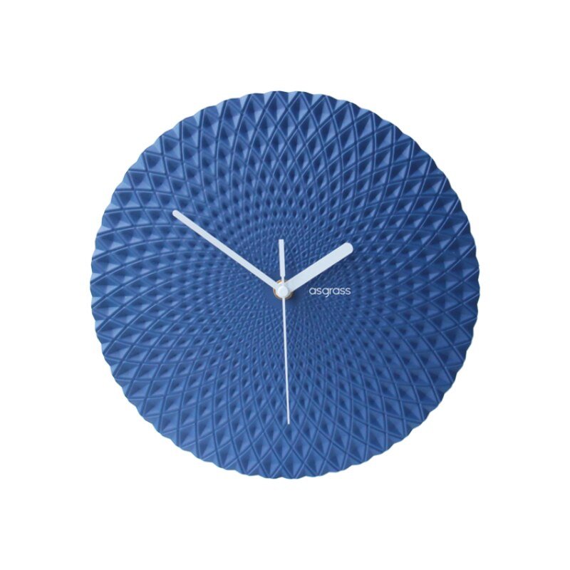 Blue Minimalist Wall Clock Living Room Large Silent Metal Wall Clock Modern Design Reloj Pared Grande Home Decor LL50WC 6