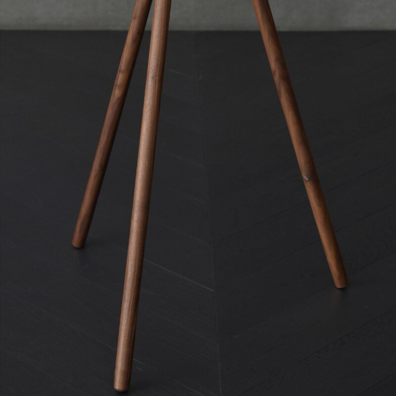Modern Leather Led Floor Lamp Wood Tripod Floor Lamps For Living Room Bedroom Study Nordic Home Decor Table Lamp Standing Lamp 6