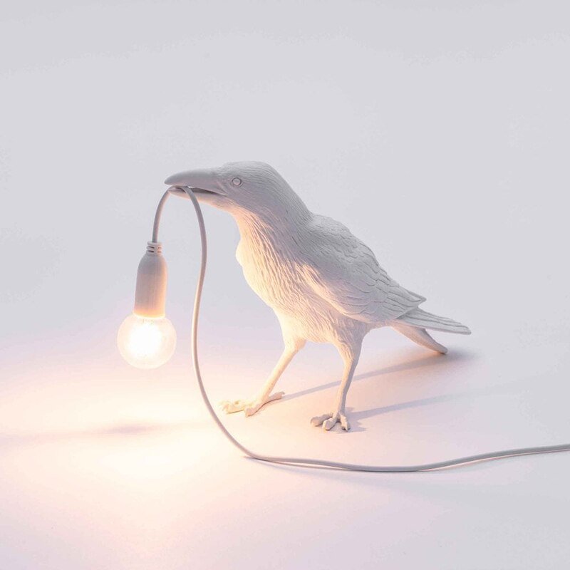Italian  Bird Table Lamp Designer Resin Night Desk  Lamps For Living Room Bedroom Desk Decor Night Light Home Bedside Lamp 2