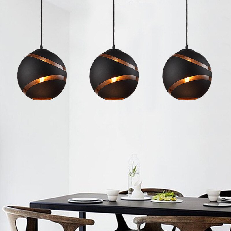 Nordic Pendant Lights Modern Glass Ball Hanglamp For Bedroom Dining Room Bar Decor Loft Luminaire Suspension E27 Light Fixtures 5