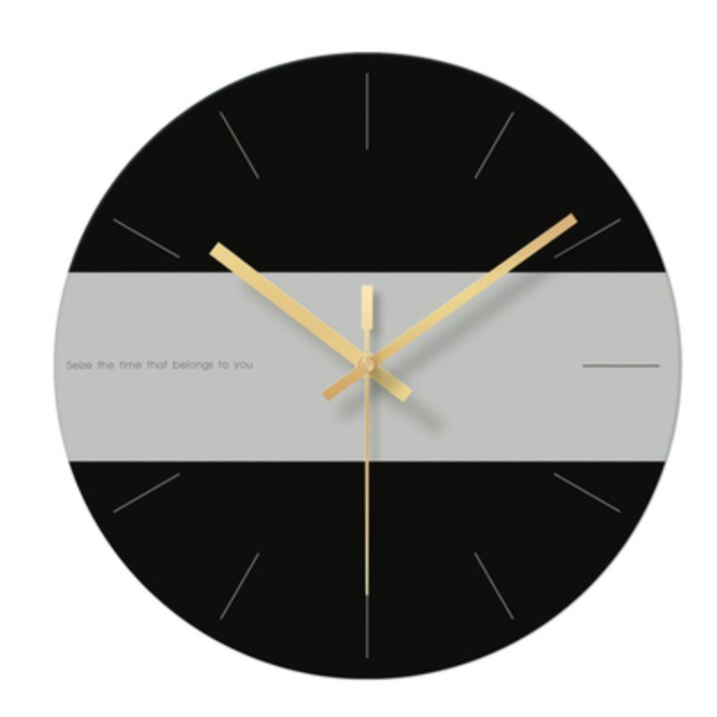 Wall Clock Modern Design Black Gold Wall Clocks Silent Vinyl Records Luminous Classic Stylish Home Decor Reloj De Pared XFYH 1