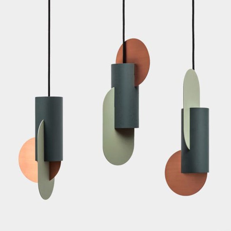 Danish Designer Pendant Lights Creative Splicing Iron Hanglamp For Dining Room Bedroom Nordic Home Decor Luminaire Suspension 1